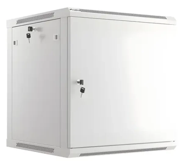 Lanberg WF01-6612-00S šedá / Nástěnný rozvaděč / 19" / 12U / 600×600 mm (WF01-6612-00S)