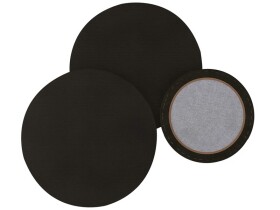 Malířské plátno na rámu 50cm kulaté, 280g/m2 - černé