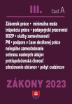 Zákony III časť 2023 Pracovnoprávne vzťahy BOZP