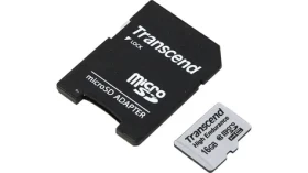 Transcend microSDHC 16GB / Class 10 / High Endurance / MLC průmyslová paměťová karta / s adaptérem) (TS16GUSDHC10V)
