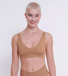 Dámská podprsenka ZERO Feel 2.0 Bralette - BROWN - hnědá 00CM - SLOGGI BROWN L