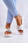 Classic Slippers With Buckle Big Star JJ274A309 White