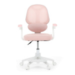 Dětská židle, výškově nastavitelná, růžová síťovina, KA-W8008 PINK