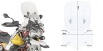 Af8203 plexi čiré Moto Guzzi V85 TT (19-23), nastavitelné v rozsahu vxš530-650x500 mm