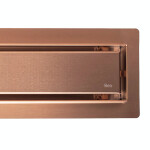REA - Odtokový žlab Neox brush l. copper 50 REA-G4896