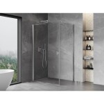 MEXEN/S - Mist-B sprchový kout dveře křídlové 75 x 90, transparent, chrom 8A2T-075-090-01-00