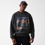 New Era Pánská mikina Los Angeles Lakers NBA Washed Oversized Crew Neck Sweater Velikost: 2XL