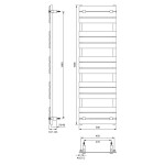 AQUALINE - BONDECO otopné těleso 500x1606, bílá DC516W