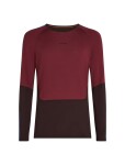 Pánské merino tričko s dlouhým rukávem ICEBREAKER Mens 200 Sonebula LS Crewe, Bittersw/Port/Brillian velikost: M