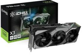 INNO3D RTX 5080 iChill X3 16GB / 2670MHz / 16GB GDDR7 / 256-bit / 1x HDMI + 3x DP / 850W (16) (C50803-16D7X-176069H)