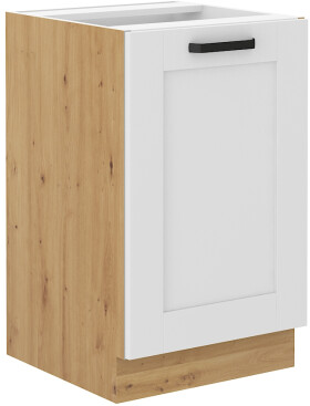 Spodní skříňka pod dřez Luna 50 ZL 1F BB Barva korpusu: Dub artisan, Barva dvířek: Bílá