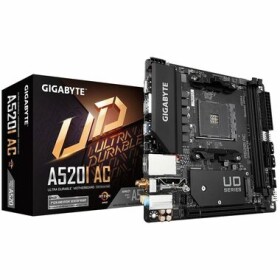 GIGABYTE A520I AC (rev. 1.0) / AMD A520 / DDR4 / SATA III / USB / GLAN / M.2 / Wi-Fi / sc.AM4 / Mini ITX (A520I AC)