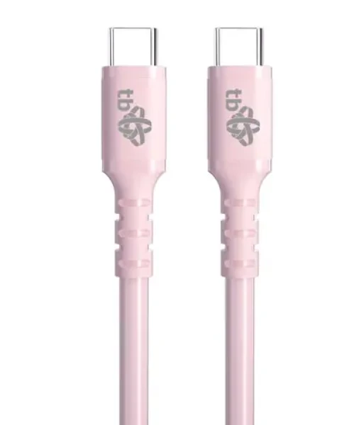 TB Touch Jelly USB-C - USB-C 60W kabel růžový / Datový kabel / USB 2.0 / 1m (AKTBXKUCCZEL10P)
