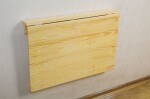 Rojaplast stůl NÁSTĚNNÝ skládací dřevěný 59x59x79cm - borovice