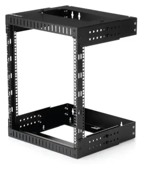 StarTech nástěnný rozvaděč 12U černá / Nástěnný rozvaděč / hloubka 510 mm / nosnost 90 kg (RK12WALLOA)