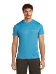 Pánské merino triko s krátkým rukávem ICEBREAKER Mens 150 Tech Lite SS Tee IB Wordmark, Arctic velikost: XXL
