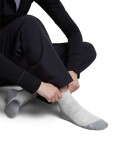 ICEBREAKER Wmns Merino Hike+ Light Mini, Blizzard Heather/Alloy velikost: 41-43 (L)