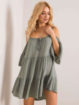 Dámské šaty-TW-SK-BI-80840.20 khaki S