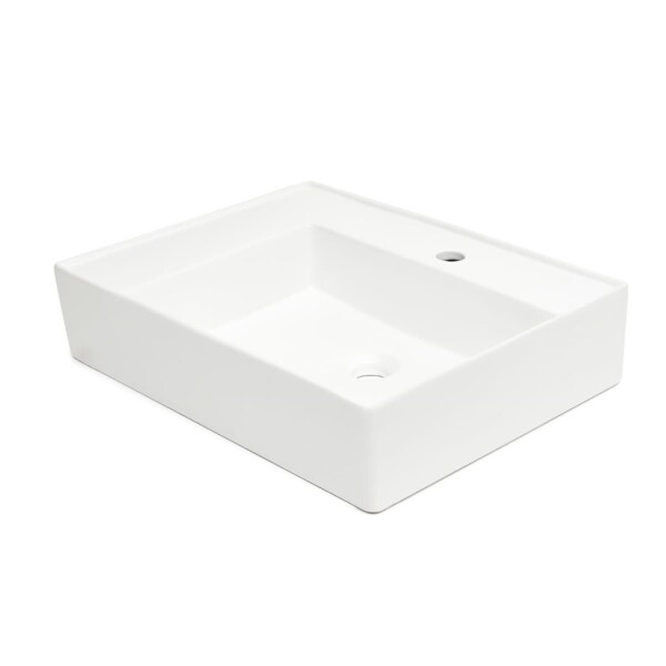 Umyvadlo SAT Cube Way 60x46 cm otvor pro baterii uprostřed SATCW6046L SATCW6046L