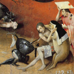 Nástěnný poznámkový kalendář 2026 NOTIQUE - Hieronymus Bosch, 30 x 30 cm