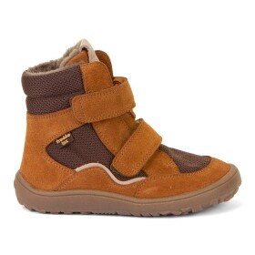 Dětské zimní barefoot boty TEX WINTER Cognac, Froddo, G3160233-1, hnědá - 34
