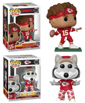 Funko Figurka POP! Patrick Mahomes #15 & KC Wolf Kansas City Chiefs NFL Combo