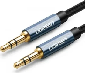 Ugreen Audio kabel Jack 3.5 mm modrá / Audio kabel / Jack 3.5 mm - Jack 3.5 mm / 1 m (UGR638BLU)