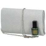 Módní dámské psaníčko Michelle Moon Dafina, stříbrné