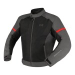 Moto bunda Richa Auyan WP šedo/červená - 5Xl