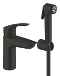 GROHE - Eurosmart Umyvadlová baterie s bidetovou sprškou, matná černá 231242433