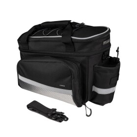 Brašna na zadní nosič FORCE LARGE, černá 20 l