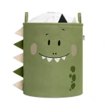 Sipo Koš na hračky XL se šňůrkou, skládací bavlněný / 63 l, DINO (SPXB06)