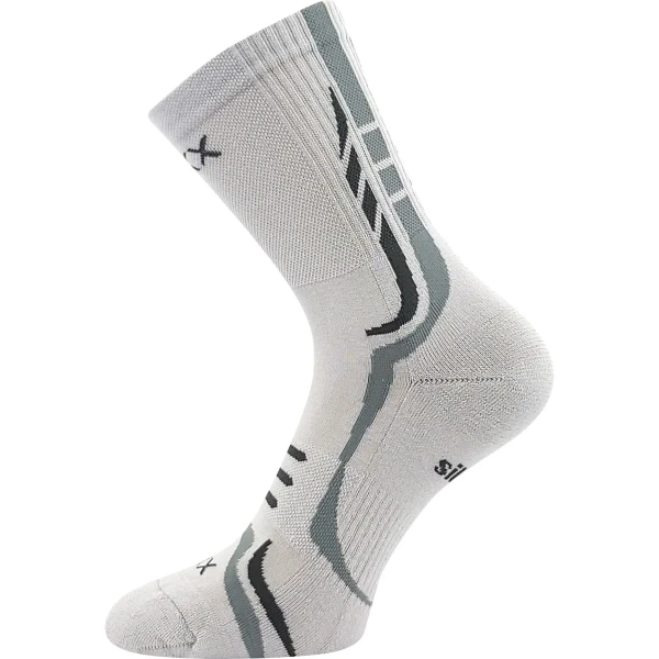 VOXX Ponožky sportovní THORX s ionty stříbra SVĚTLE ŠEDÉ 39-42 109343