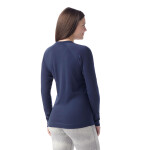 Dámské merino triko s dlouhým rukávem SMARTWOOL Women's Classic Thermal Merino Base Laye, Deep Navy velikost: S