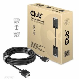 CLUB3D CAC-1710 kabel VGA M/M 10m černá / FHD (CAC-1710)