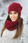 Kamea Hat&Scarf K.19.257.21 Červená OS