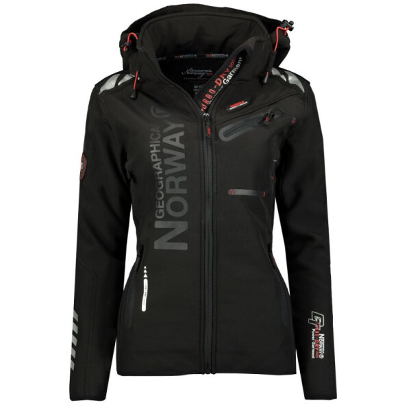 Zeměpisná oblast Norsko REINE BLACK-BLACK LADY Softshell 2601 DBC Black / Black (WW7043F/GN Black / Black)/wu8088 XL