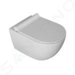Kielle Závěsné WC se sedátkem SoftClose, Rimless, bílá 30115000