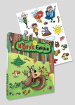 Forest Friends 1 - šanon pro žákovské portfolio + samolepky