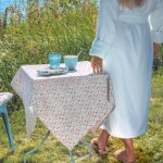 GREEN GATE Latte cup Dotty Pale Blue 300 ml, modrá barva, porcelán 300ml