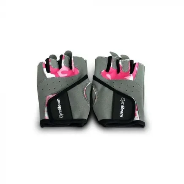 Fitness Dámské rukavice Camo Pink - GymBeam (XS, růžová) (28089-1-xs)