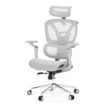 Kancelářská židle, synchronní mechanismus, šedá síťovina, KA-B2361 GREY