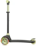 LIONELO Koloběžka Jessy Grey Green / Tříkolová / 4 výšky řídítek / LED kolečka / do 50 kg (LO-JESSY GREY GREEN)