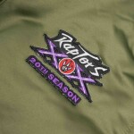 Mitchell & Ness Pánská bunda Toronto Raptors NBA Olive Heavyweight Satin Velikost: S