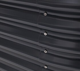 Kovový vyvýšený záhon – Grow Faster (d. 160 cm x š. 80 cm x v. 82 cm), černá