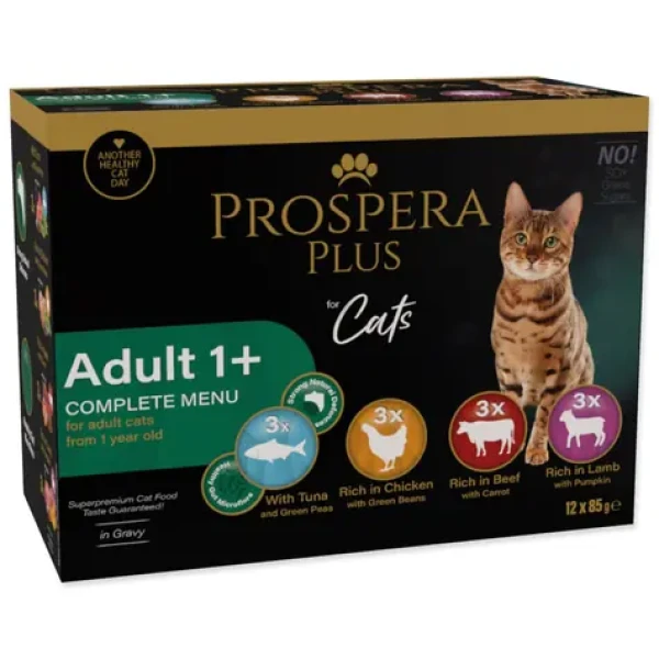 Prospera Plus Cat Adult 1+ Kapsičky Multipack 12x 85g (1513-10111)