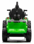 Mamido Dětský elektrický traktor bagr s přívěsem Strong RC EVA kola 12V10Ah zelený