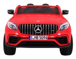 Mamido Elektrické autíčko Mercedes GLC 63S 4x4 LCD dvoumístné červené