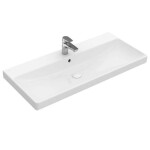 VILLEROY & BOCH - Avento Umyvadlo nábytkové 80x47 cm, s přepadem, otvor pro baterii, alpská bílá 41568001