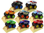 Mamido Kovové autíčko Monster Truck s rampou